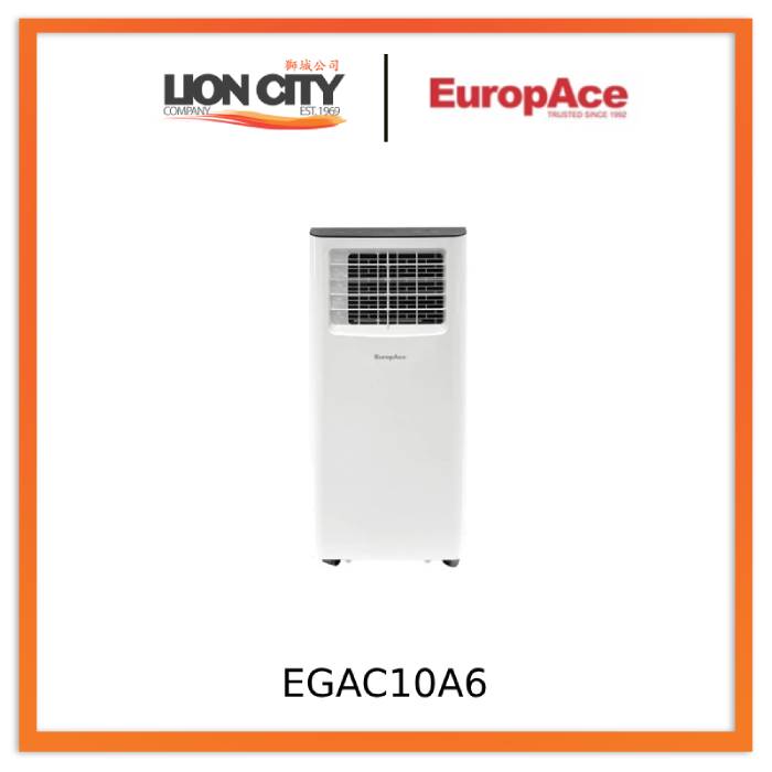 EuropAce EGAC10A6 250 Sqft Compact Portable Aircon