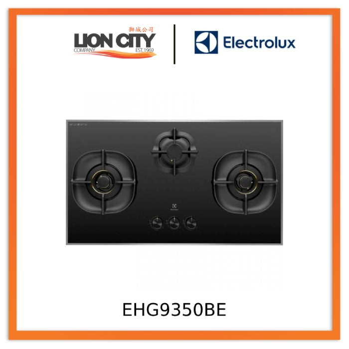 Electrolux EHG9350BE Ultimatetaste 90cm 3 Burner Flexi Cut Gas Hob (LPG Only)