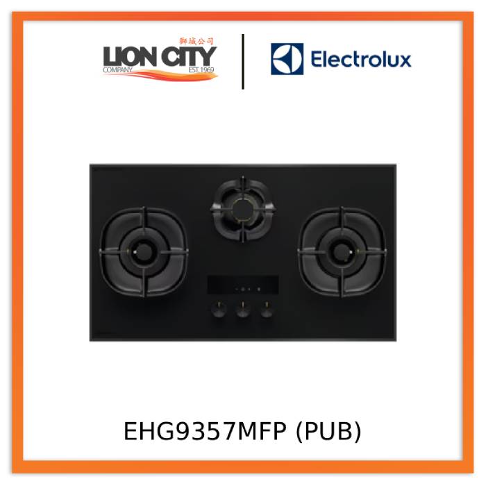 Electrolux EHG9357MFP (PUB) 90cm 700 Series Built-in Gas Hob with 3 Cooking Zones