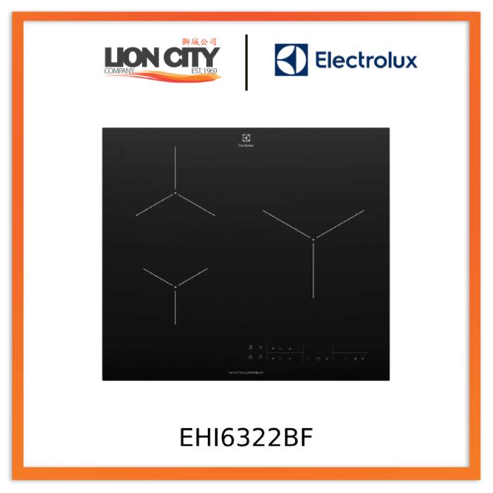 Electrolux EHI6322BF 60CM Built-in 3-Zone Induction Hob