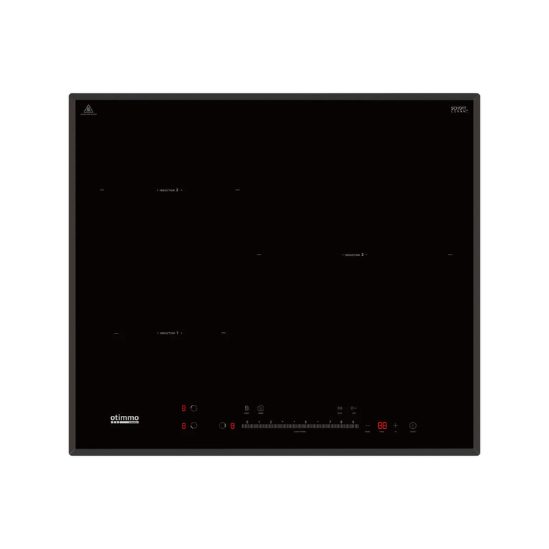 EuropAce ECH9208EBK 90cm 2000m3/h T-Shaped Chimney Hood + EuropAce EIH7603E 7 Series 60cm Induction Hob