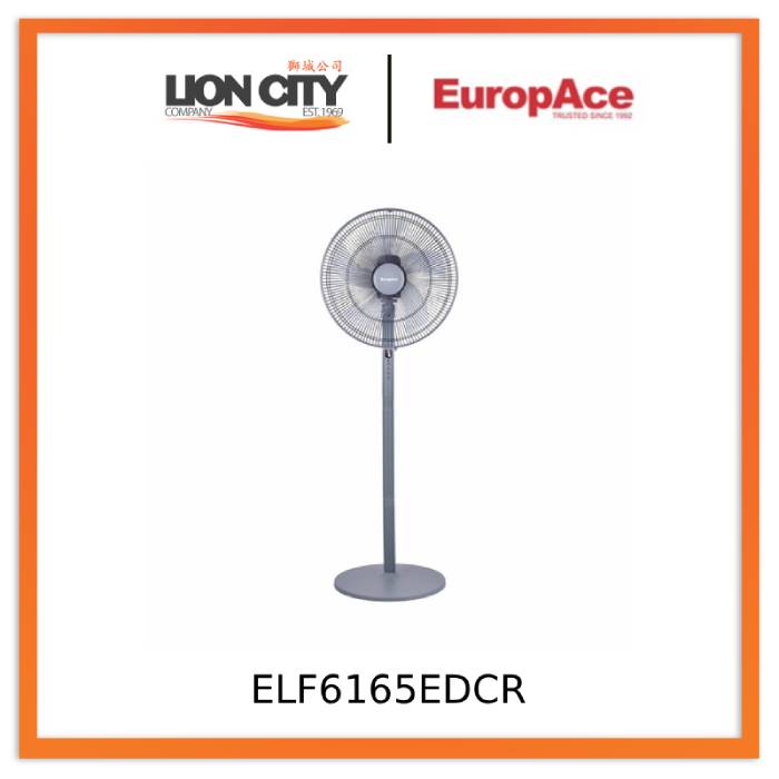 Europace ELF6165EDCR 16 in DC Living Fan With Remote Control