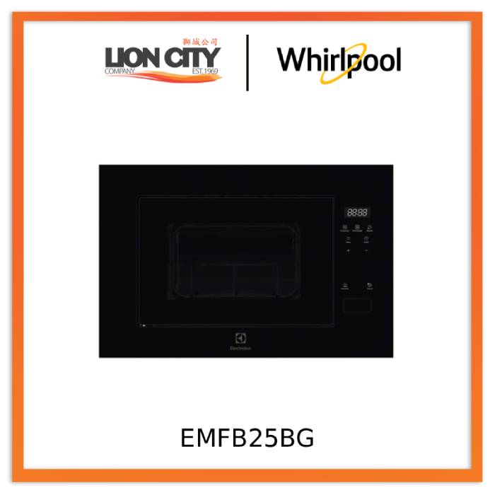 Electrolux EMFB25BG 600 Series Built-in Grill Microwave Oven with 25L Capacity