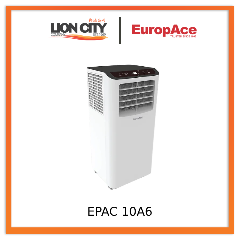 EuropAce EPAC 10A6 10,000 BTU Portable Air Con