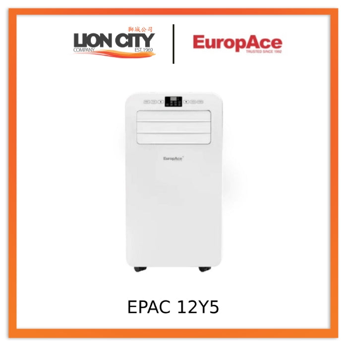 EuropAce EPAC 12Y5 Portable Aircon: 12K BTU