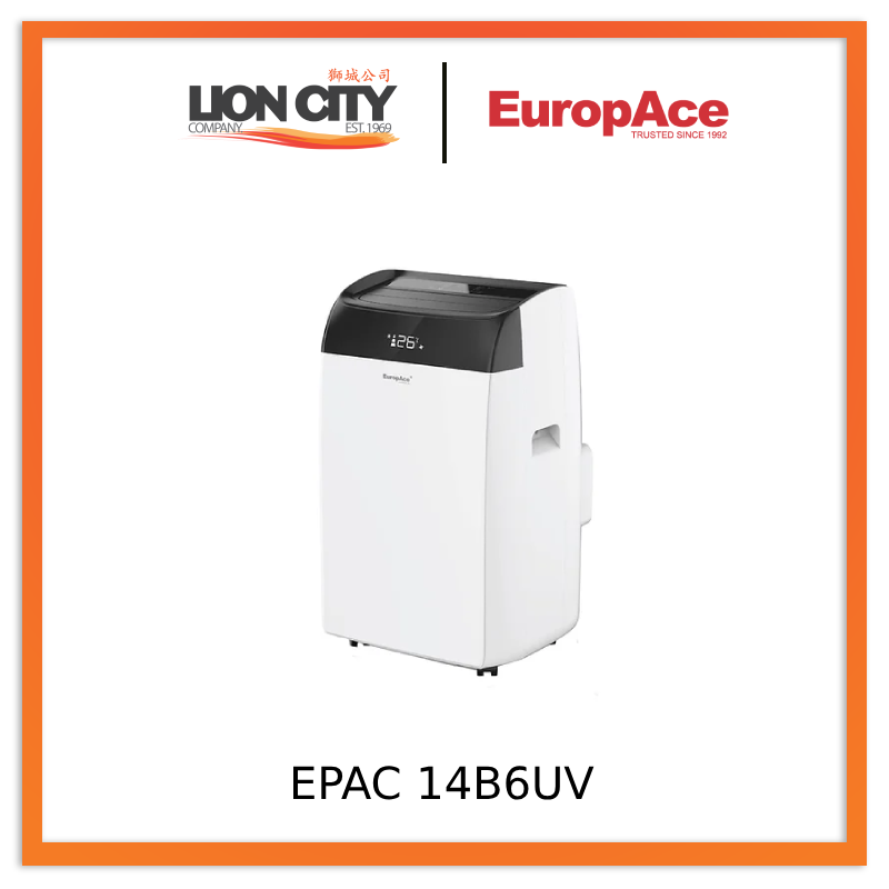 Europace EPAC 14B6UV 4 in 1 14,000 BTU Portable AirCon Epac14B6Uv