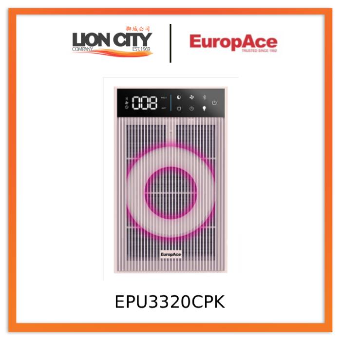 Europace EPU 3320C PLAY Series 4-in-1 Air Purifier EPU3320CBK/PK/WH - Lion City Company