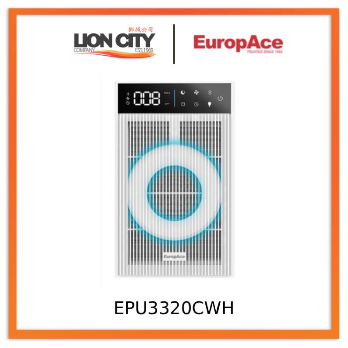 Europace EPU 3320C PLAY Series 4-in-1 Air Purifier EPU3320CBK/PK/WH - Lion City Company