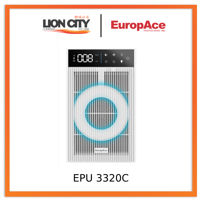 Europace EPU 3320C PLAY Series 4-in-1 Air Purifier