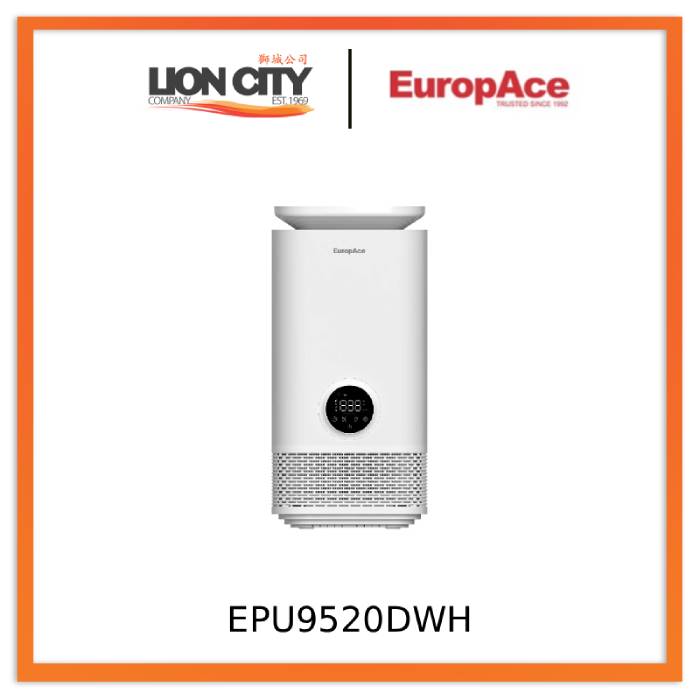 EuropAce EPU9520DWH W5 Smart Bionic Air Washer/ Air Circulating Fan (45m2 )