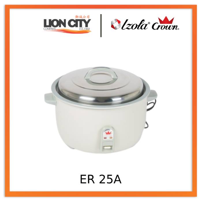 Crown ER 25A 4 Litre Electric Rice Cooker ER25A - Lion City Company