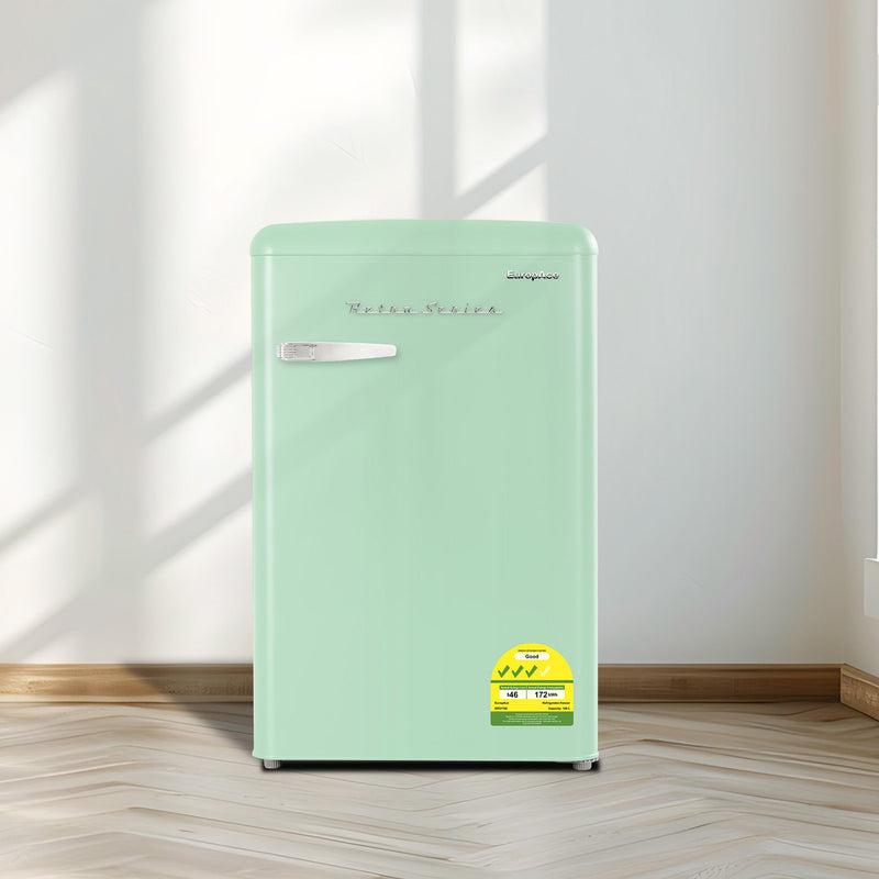EuropAce 108L Retro 1-Door Fridge ER5118EGN