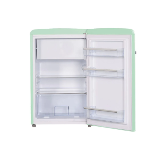 EuropAce ER5118EGN 108L Retro 1 Door Fridge 3 Ticks & Freezer Compartment