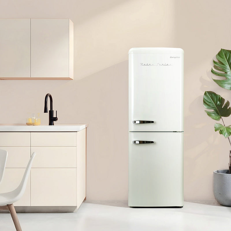 EuropAce 170L 2-Door Bottom Mount Fridge ER7178AWH
