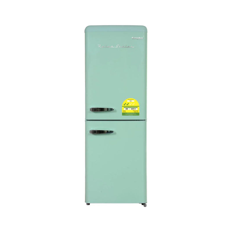 Europace ER7178AGN 170L Retro 2 Door Refrigerator in Pastel Green