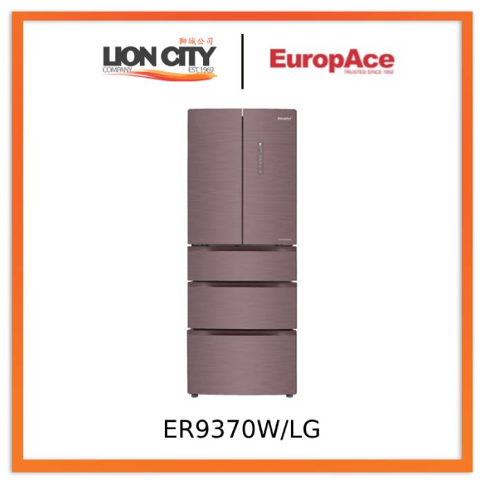 Europace ER9370W/LG 5 Door Fridge