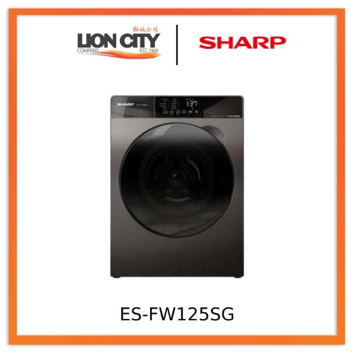 Sharp ES-FW125SG 12.5kg Front Load Washing Machine