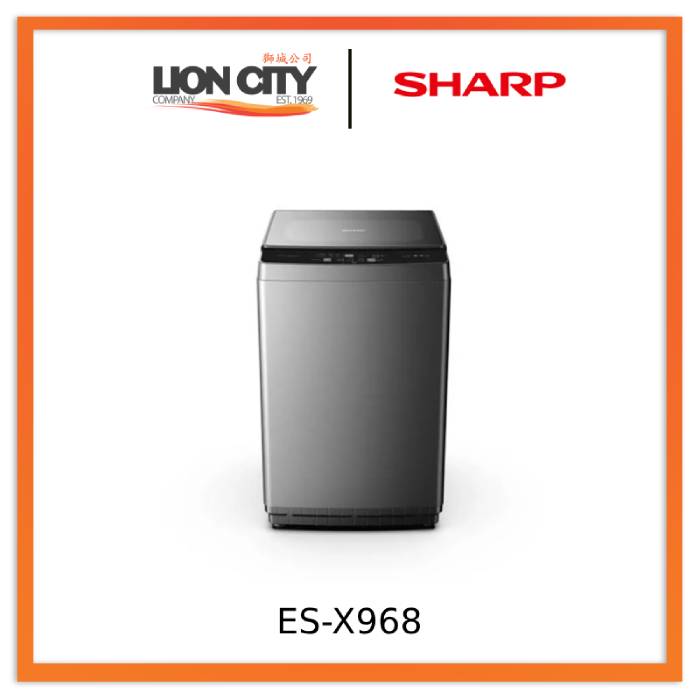 Sharp ES-X968 9.5kg Top Load Washing Machine