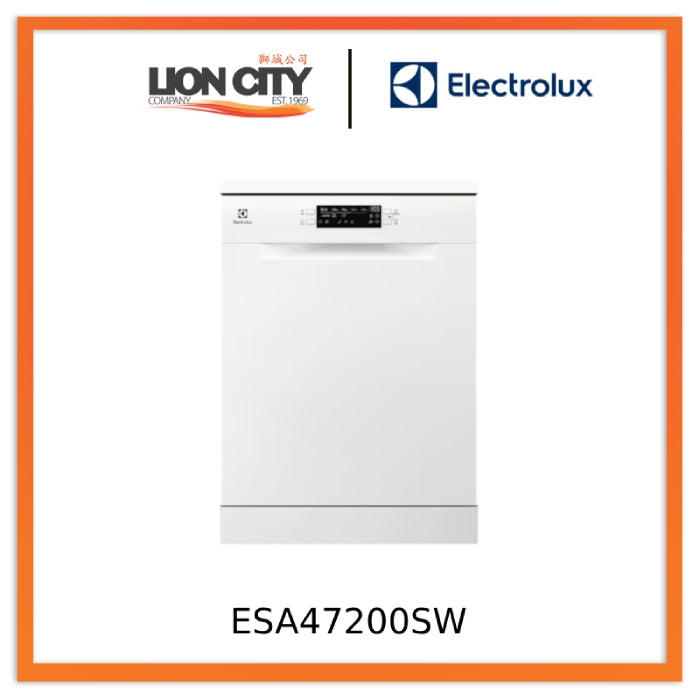 Electrolux ESA47220SW 60cm UltimateCare 300 Freestanding Dishwasher With 13 Pace Settings