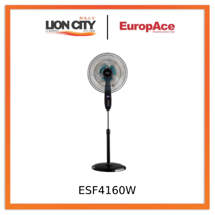 Europace ESF4160W Double Blade Stand Fan With Remote Control