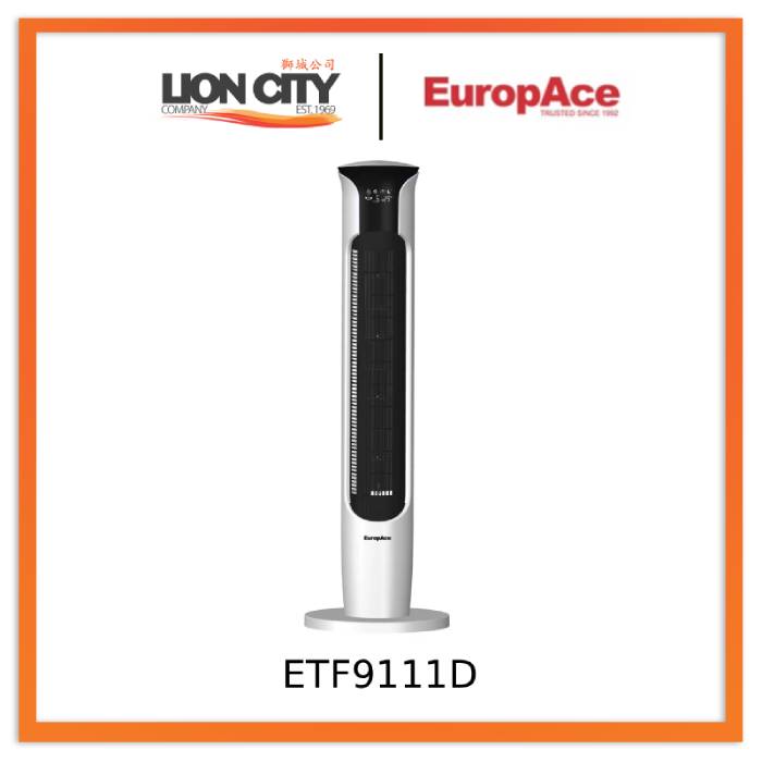 Europace ETF9111D 44 Inch Remote Extra Stable Tower Fan with Ionizer