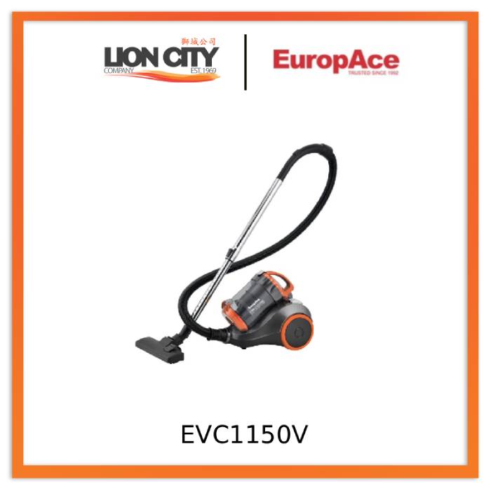 EuropAce EVC1150V 1400W Multi-Cyclone Bagless Canister Vacuum Cleaner