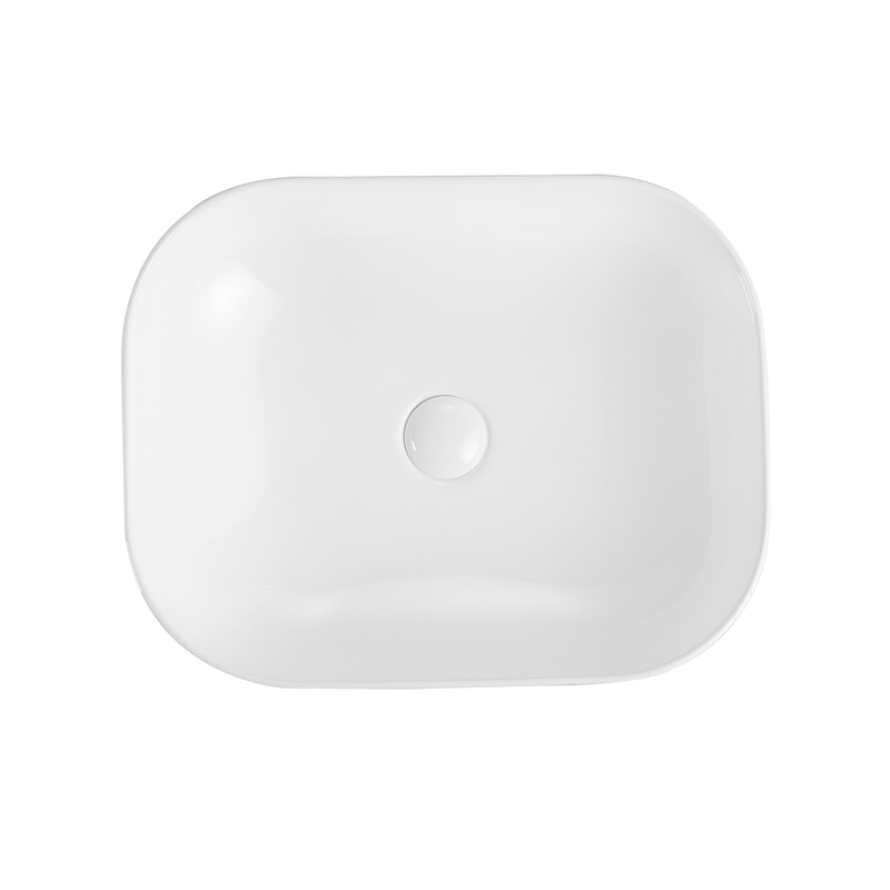 Rubine EVEA 50 Ceramic Basin Gloss White