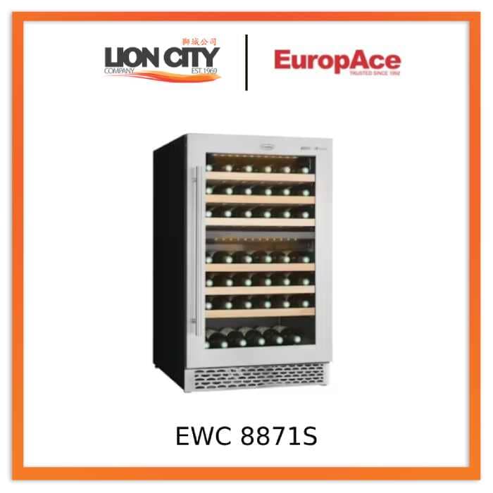 Europace EWC 8871S 87 Bottles Wine Chiller with Twin Cooling Lion