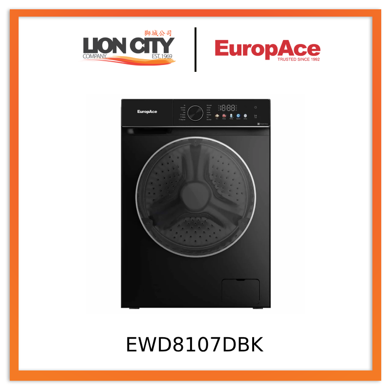 Europace EWD8107DBK 10/7kg Washer Dryer