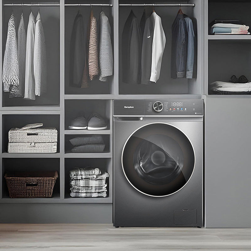 EuropAce 10kg/7kg Steam Washer Dryer EWD8107DGY