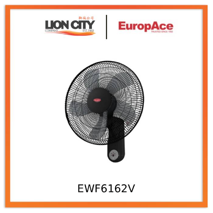 EuropAce EWF 6162V 16" Wall Fan