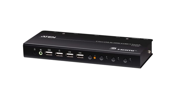 Aten 4 Port USB HDMI KVM Switch 4096 x 2160
