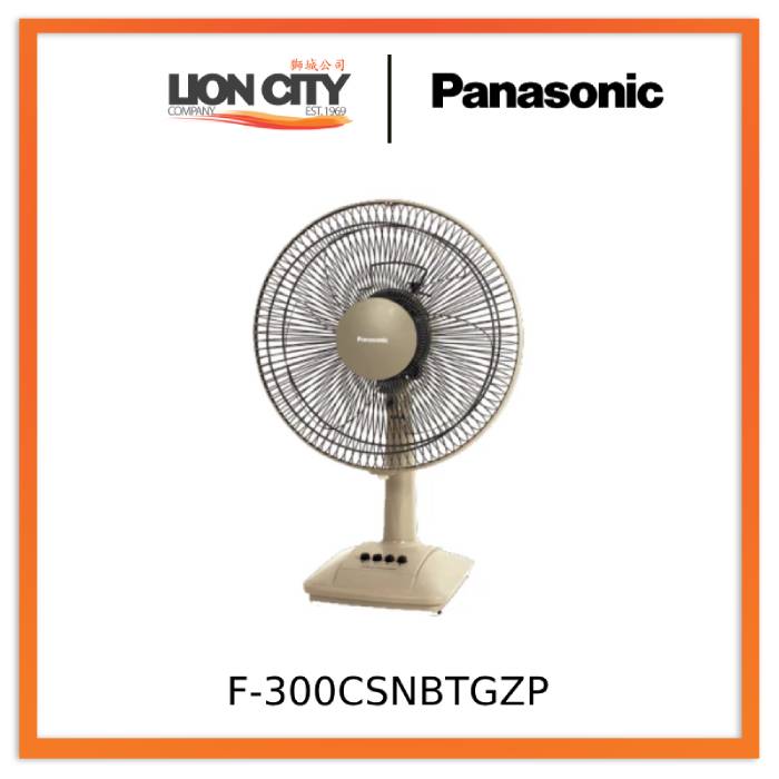 Panasonic F-300CSNBTGZP 12" Desk Fan