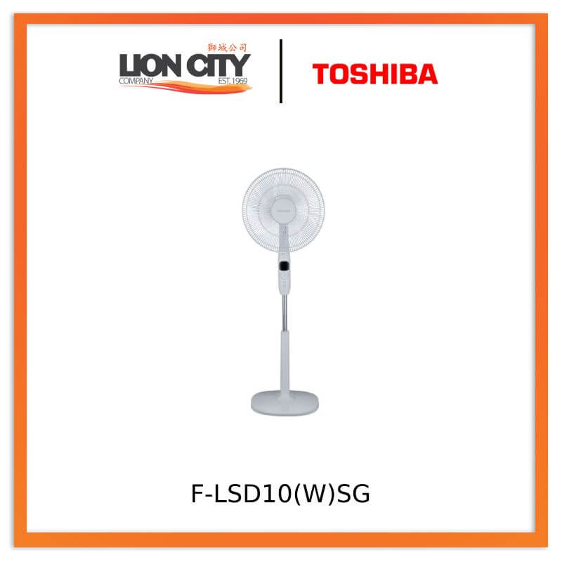 Toshiba F-LSD10(W)SG Remote Control 16 Inches Digital Dc Stand Fan
