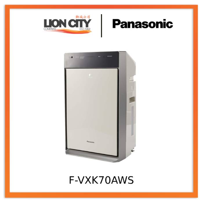 Panasonic F-VXK70AWS Econavi Humidifying Nanoe Air Purifier