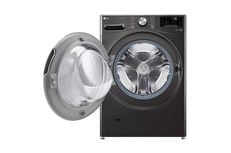 LG F2721HVRB 21/12kg, AI Direct Drive Front Load Washer Dryer in Black Steel *Pre-order