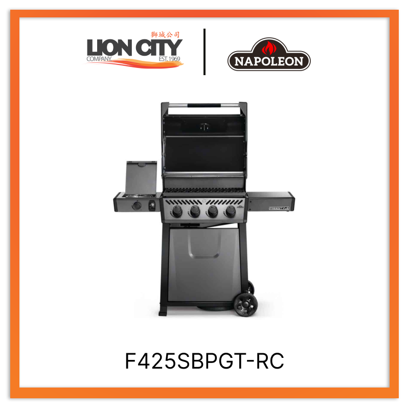 Napoleon F425SBPGT-RC Freestyle 425 BBQ Grill With Range Side Burner