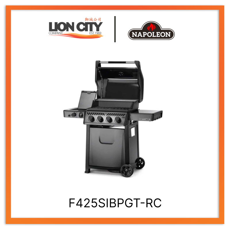 Napoleon F425SIBPGT-RC Freestyle 425 Gas BBQ Grill With Infrared Side Burner