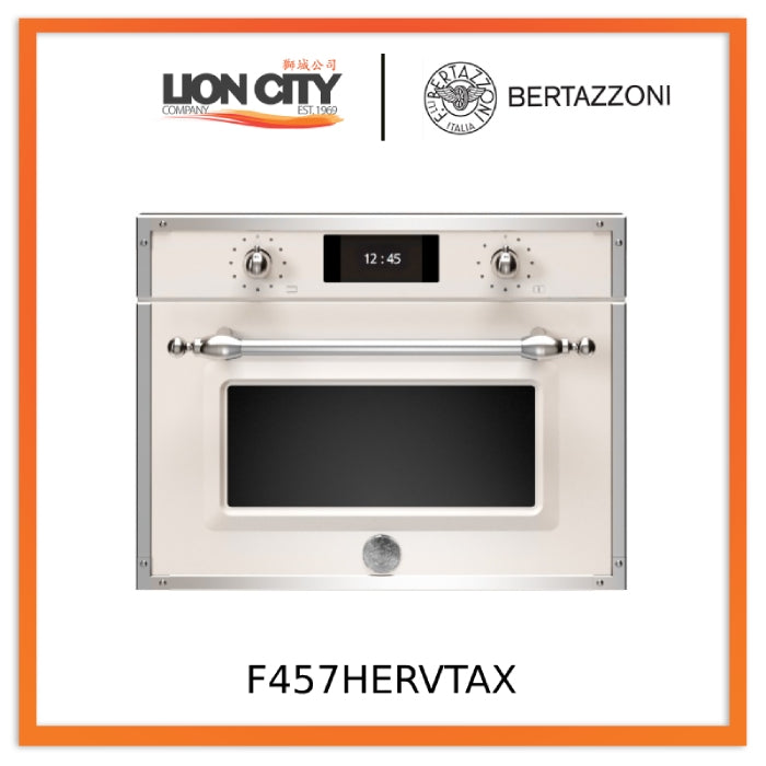 Bertazzoni F457HERVTAX 45cm Combi Steam Built-In Oven