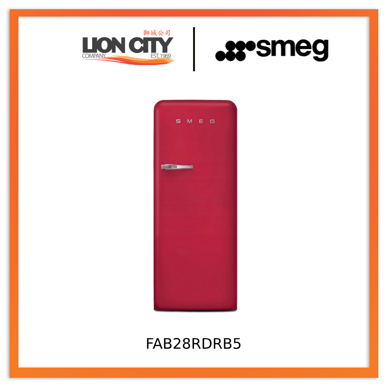 Smeg FAB28RCR5UK/RBL5UK/RPB5UK/RRD5UK/RWH5UK Refrigerator 50's Style