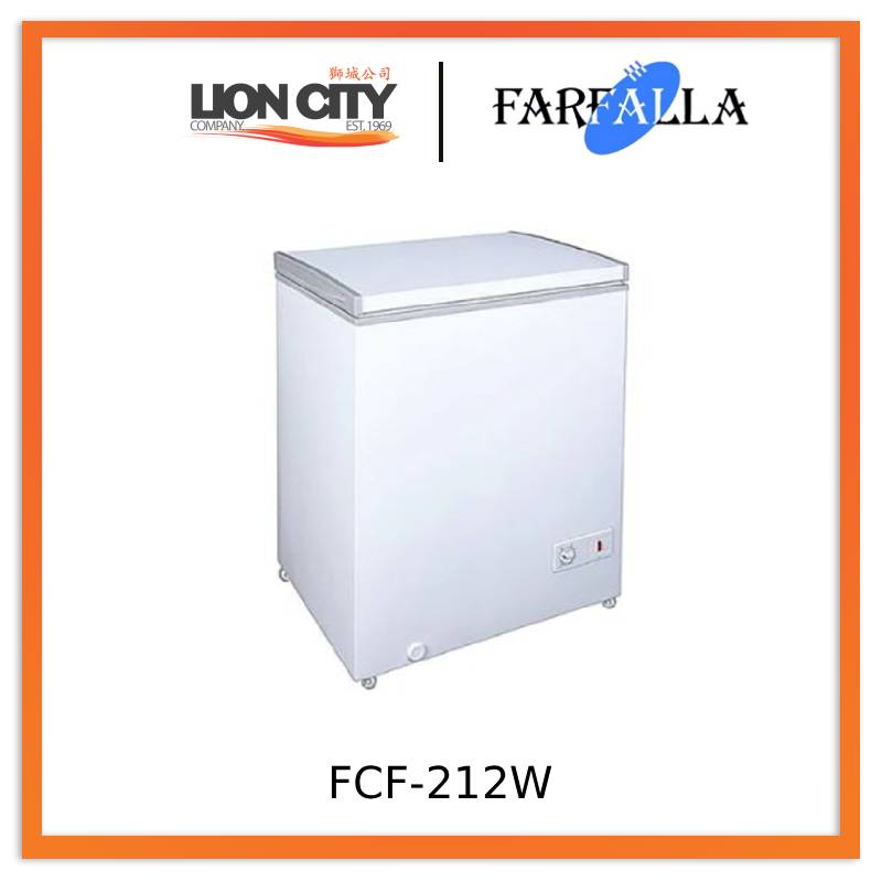 Farfalla FCF-212W Dual Function Chest Freezer 212L - Lion City Company