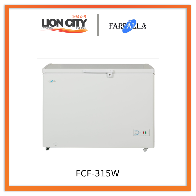 Farfalla FCF-315W Dual Function Chest Freezer 315L