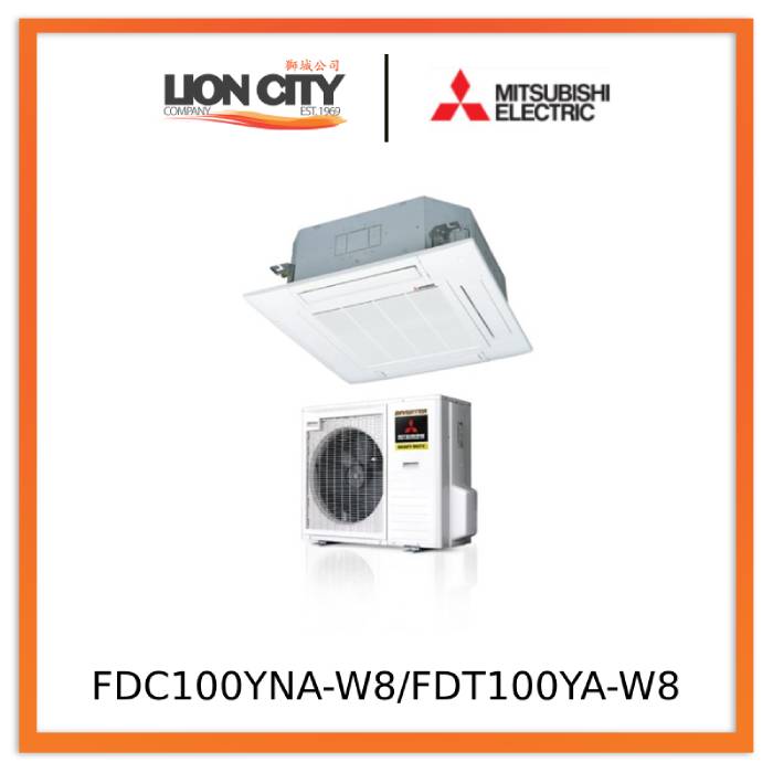 Mitsubishi FDC100YNA-W8/FDT100YA-W8 Hv Cassette Aircon
