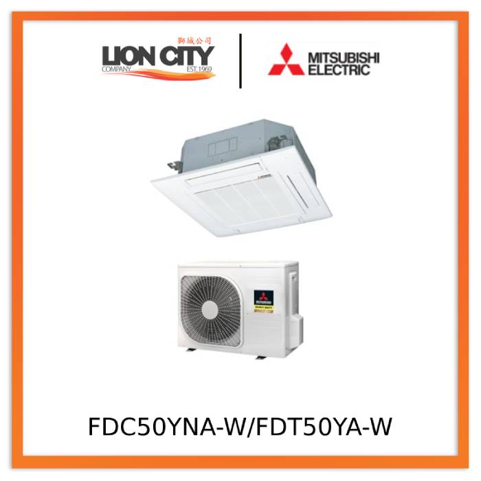 Mitsubishi FDC50YNA-W/FDT50YA-W Hv Cassette Aircon