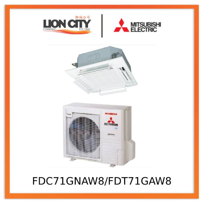 Mitsubishi FDC71GNAW8/FDT71GAW8 Hv Cassette Aircon