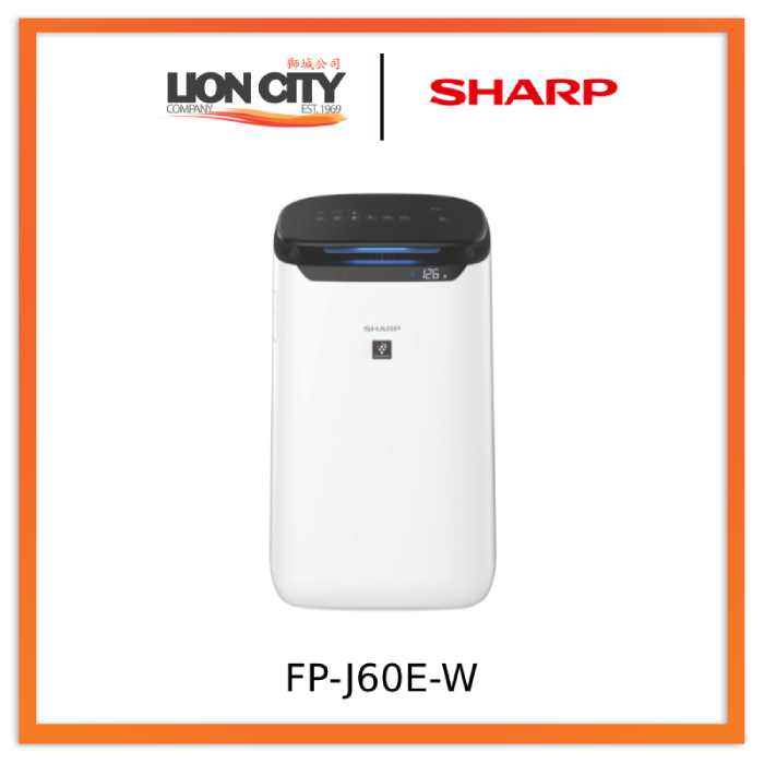 Sharp FP-J60E-W 48m² Air Purifier