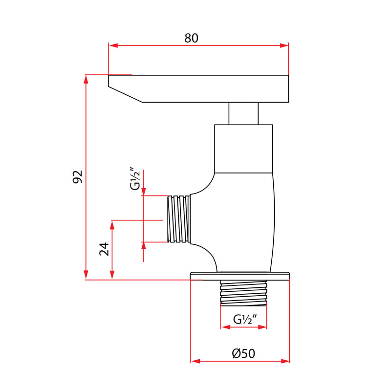 FRESCO A97310 Angle Valve Chrome