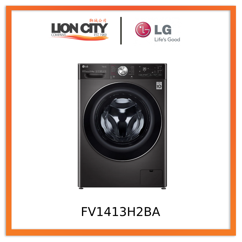LG FV1413H2BA 13/8kg, AI Direct Drive Front Load Washer Dryer