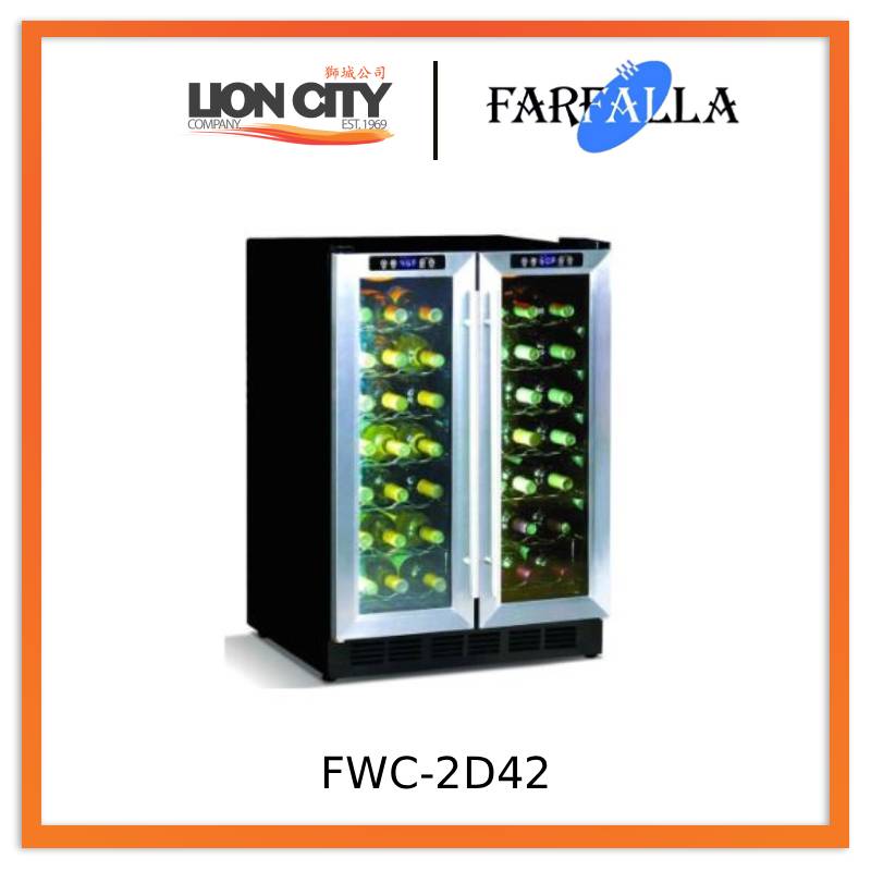 Farfalla FWC-2D42 Electric Wine Cooler - Lion City Company