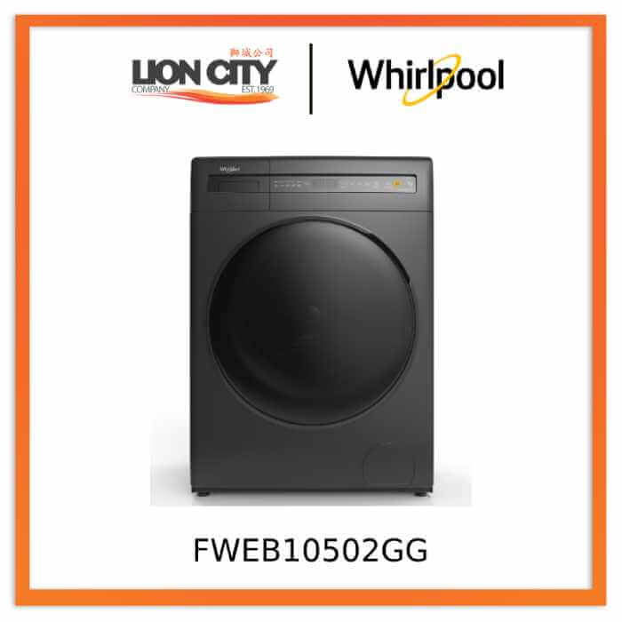 Whirlpool FWEB10502GW/GG SaniCare 10.5kg Front Load Washer, 1400rpm (White) - Lion City Company